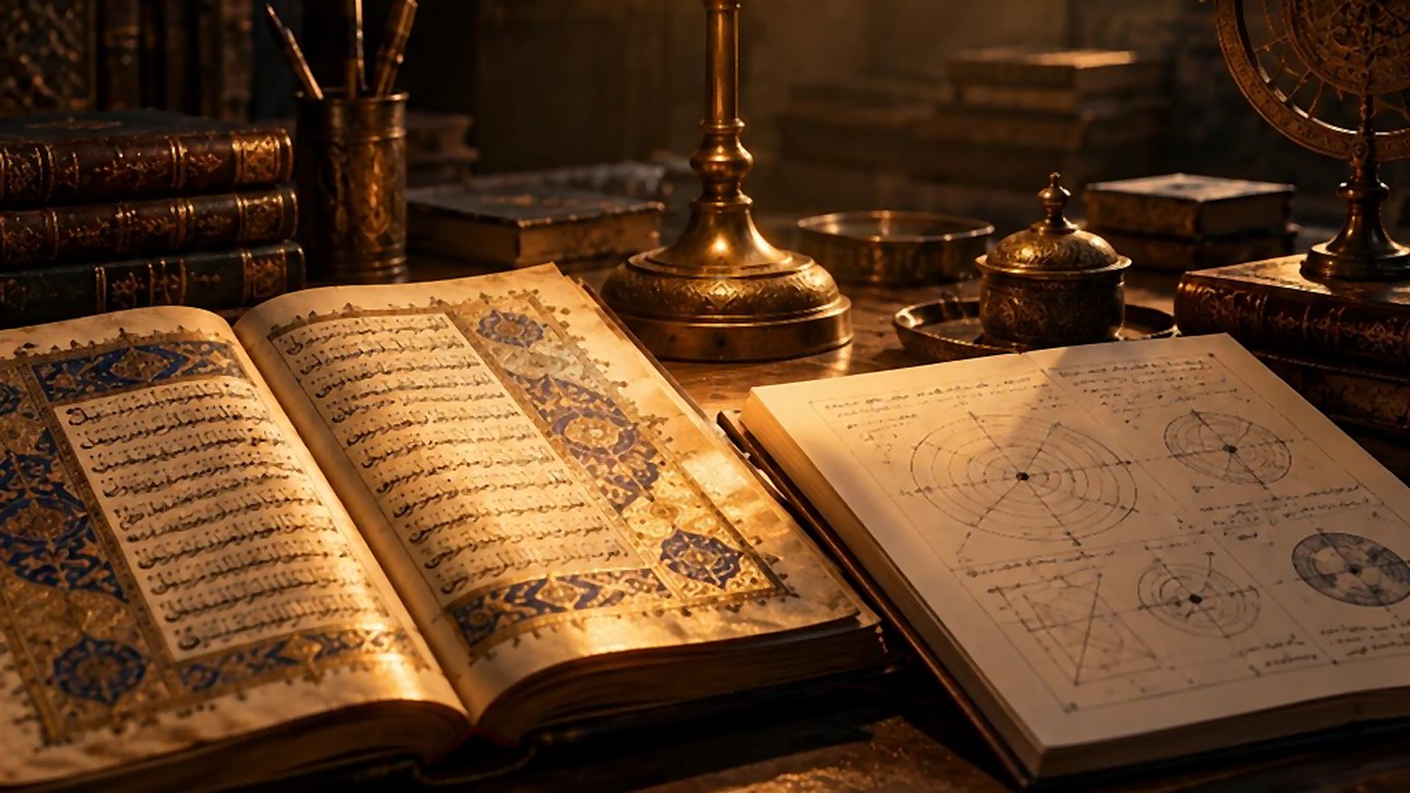 المخطوط والأسطرلاب